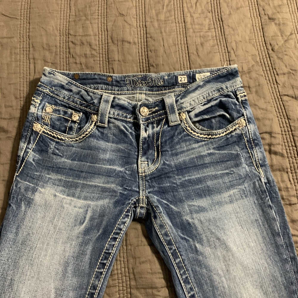 Miss Me Boot Cut Jeans (long) - Picture 4 of 8